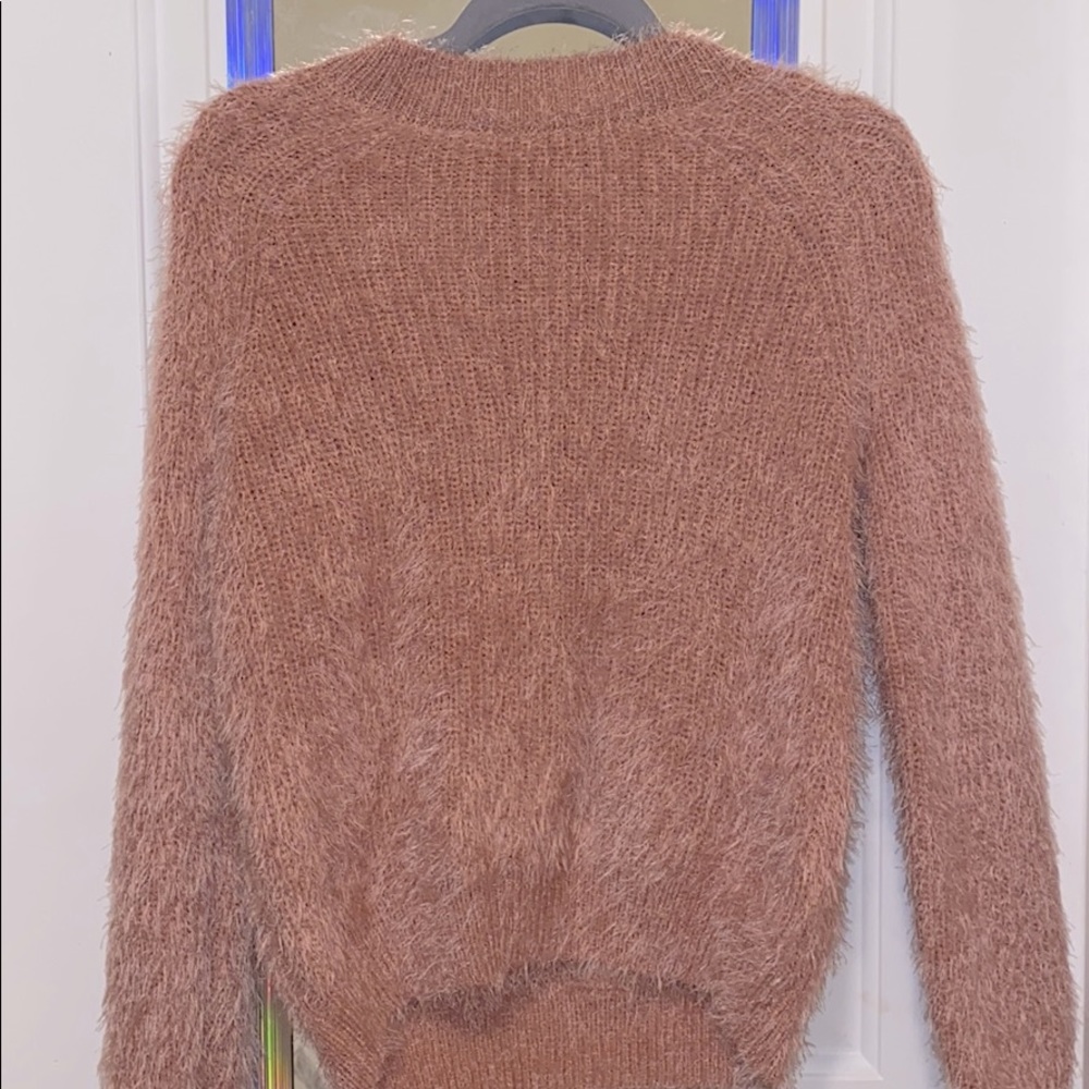 fuzzy sweater